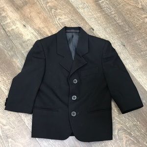 3/$14 3T boys black blazer suit jacket GUC